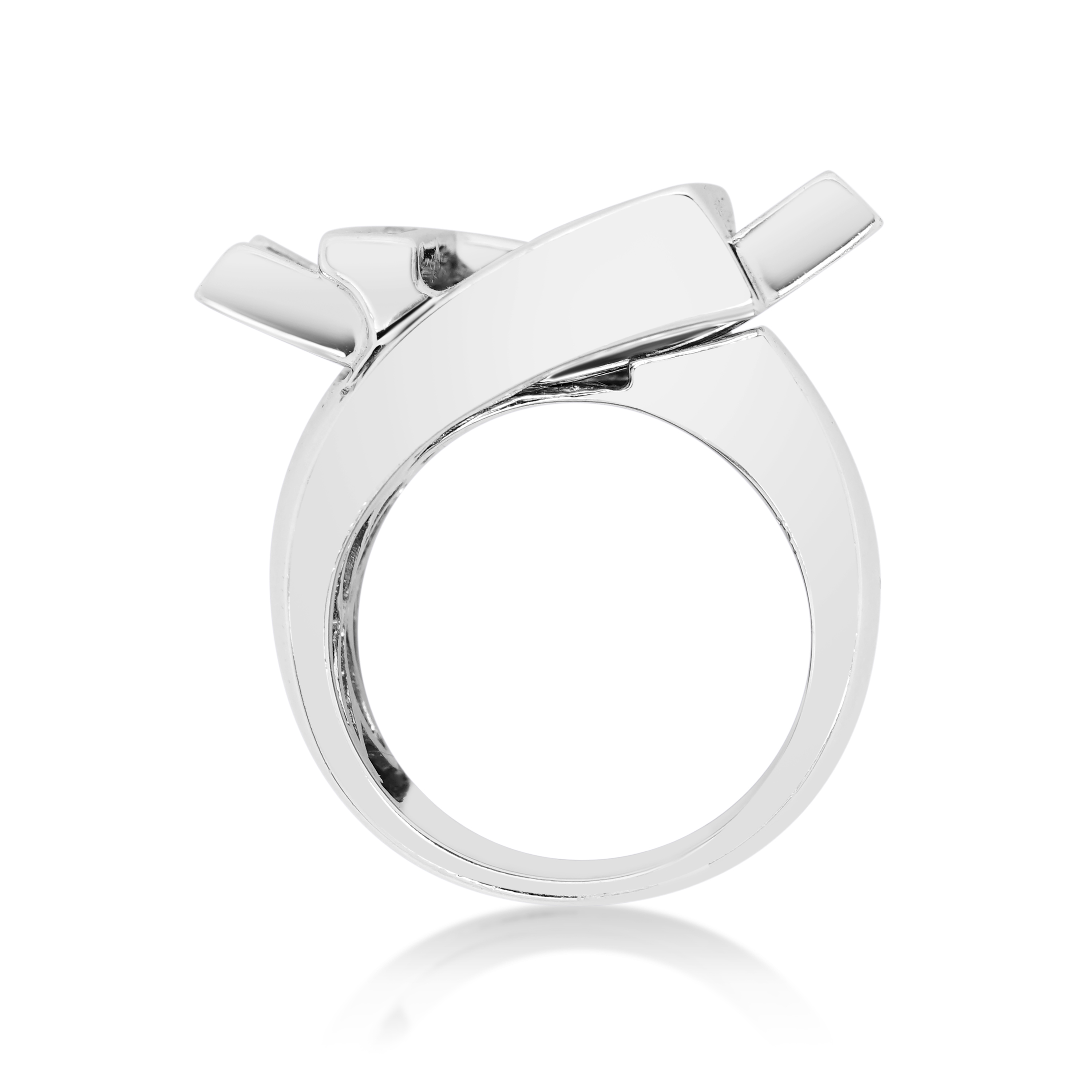 Diamond Ring 4.80 ct. 14K White Gold